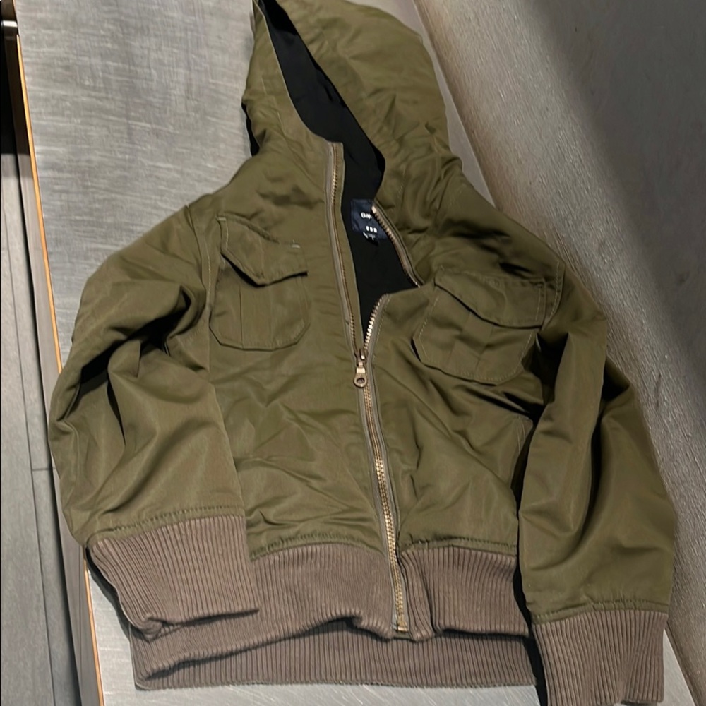 Gap Kids smallOlive Green Hooded Jacket